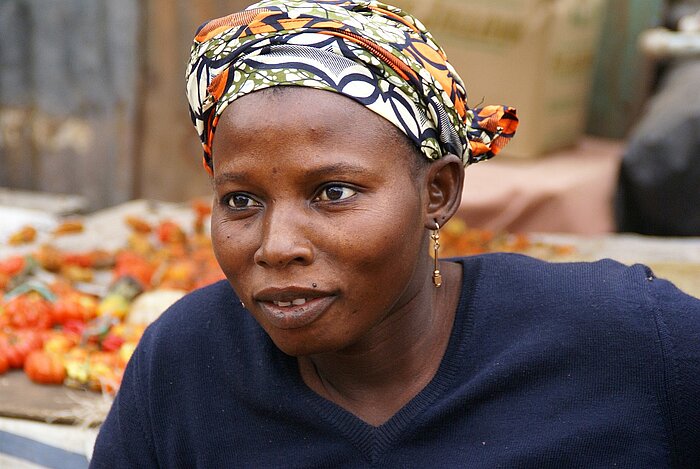 Frau aus Gambia