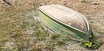 Boot am Strand