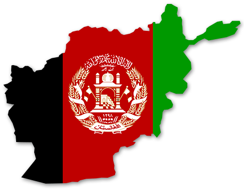 Afghanistan Umriss