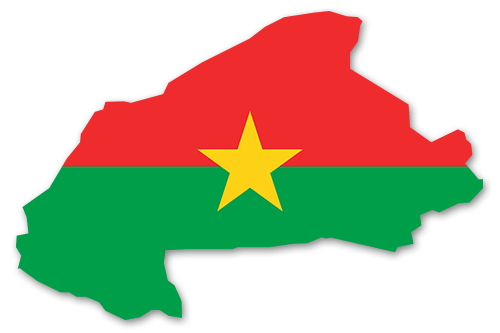 Burkina Faso Umriss