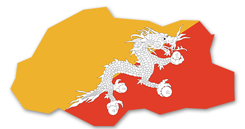 Bhutan Umriss