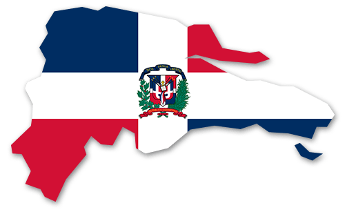 Dominikanische Republik Umriss
