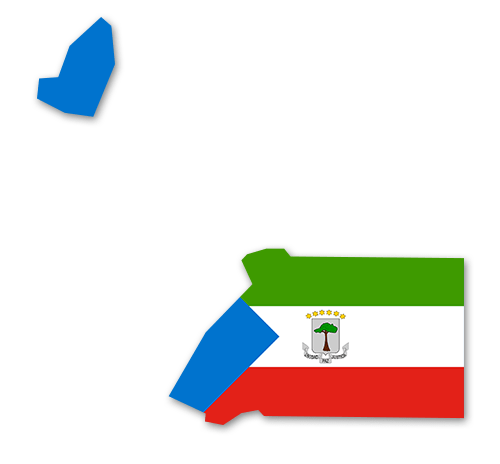 Äquatorialguinea Umriss