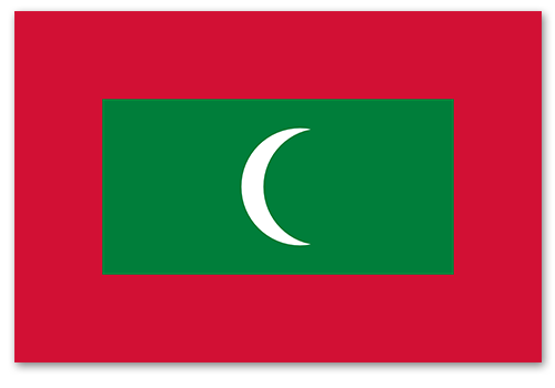 Malediven Umriss