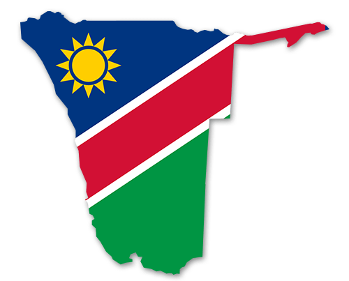 Namibia Umriss