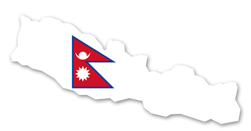 Nepal Umriss