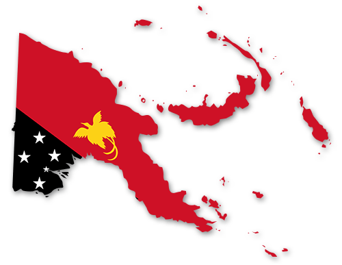 Papua-Neuguinea Umriss