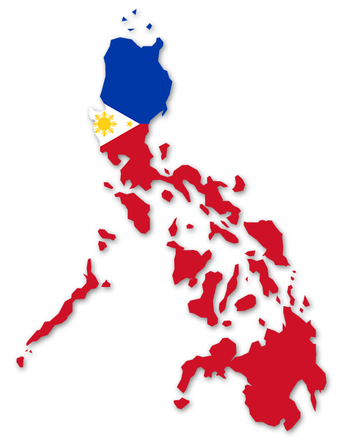 Philippinen Umriss