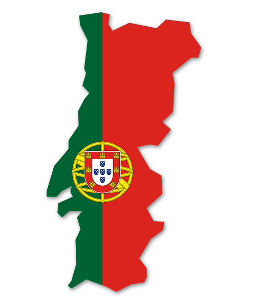 Portugal Umriss