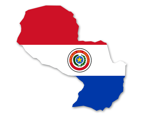 Paraguay Umriss