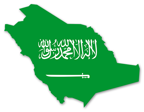 Saudi-Arabien Umriss