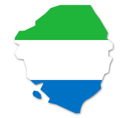 Sierra Leone Umriss