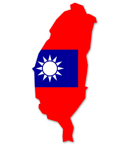Taiwan Umriss