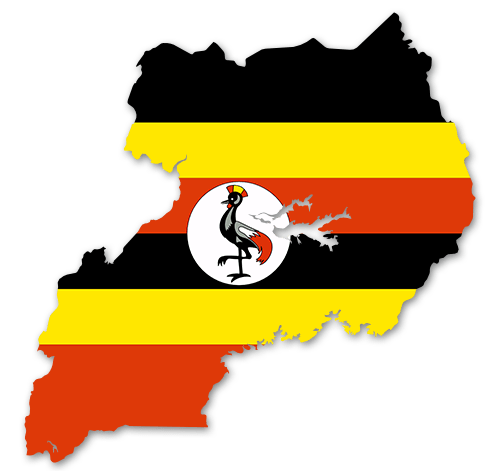 Uganda Umriss